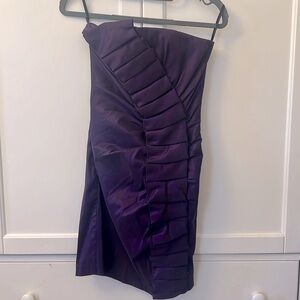 Jessica McClintock like new worn once purple mini dress size 4!
